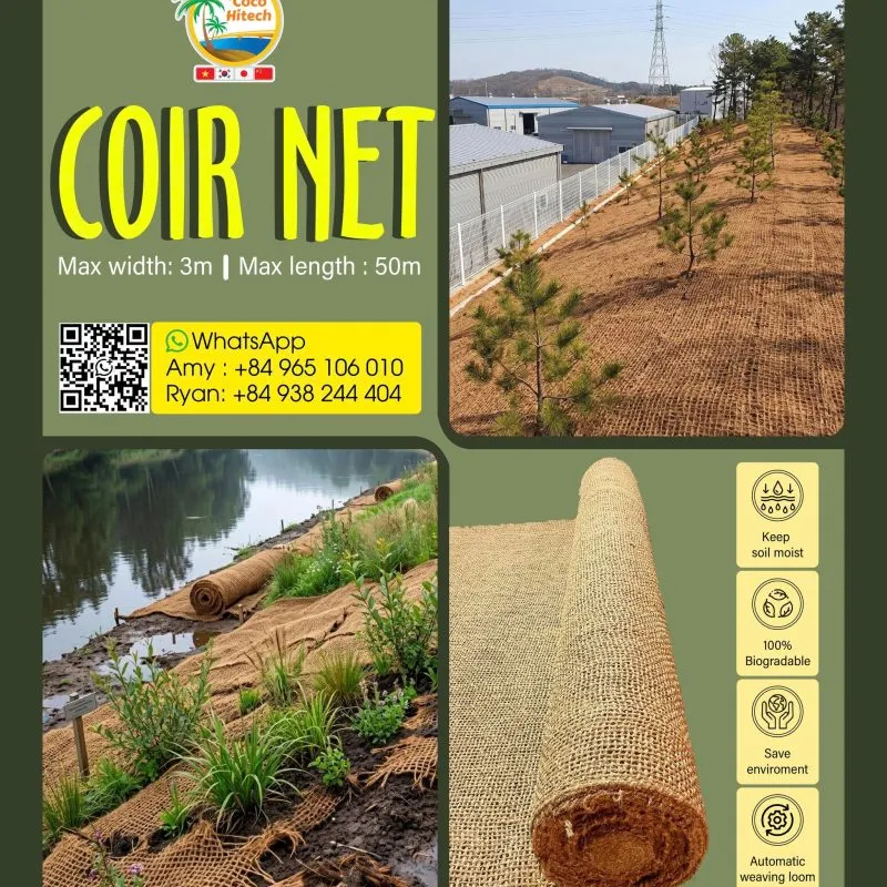 Sản phẩm COIR NET 900 GSM 14 800x800 — Xơ Dừa Coco Hitech - Công Ty TNHH Xuất Khẩu Nhập Khẩu Coco Hitech — MST 1301087969