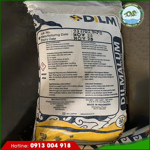 Sản phẩm Phen nhom sulphate 17Indo — Hóa Chất Đồng Khởi Phước Long - Công Ty TNHH Đồng Khởi Phước Long — MST 1301108753