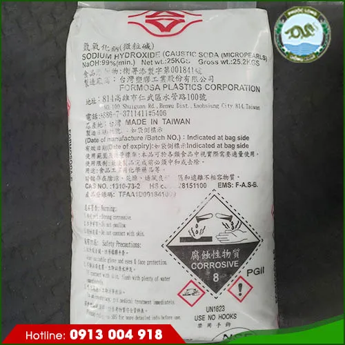 Sản phẩm Xut hat NAOH (Taiwan) — Hóa Chất Đồng Khởi Phước Long - Công Ty TNHH Đồng Khởi Phước Long — MST 1301108753