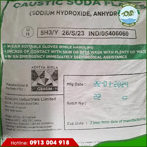 Sản phẩm Xut Vay NAOH 98 (An Do) — Hóa Chất Đồng Khởi Phước Long - Công Ty TNHH Đồng Khởi Phước Long — MST 1301108753