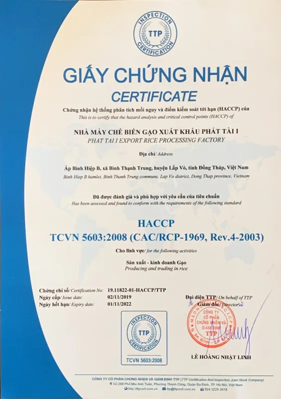 Sản phẩm 000652926722 — Gạo Phát Tài - Công Ty TNHH Phát Tài — MST 1400105785