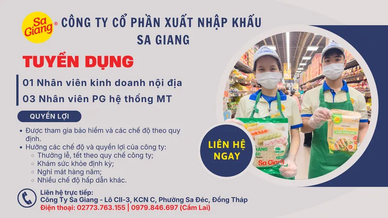 Sản phẩm Sa Giang Tuyen Dung — Công Ty Cổ Phần Xuất Nhập Khẩu Sa Giang — MST 1400469817