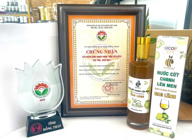 Sản phẩm nuoc cot chanh len men 500 ml bvlifgk6 — Công Ty TNHH Thực Phẩm Ngọc Phụng — MST 1402072662