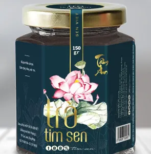 Sản phẩm tra tim sen 150g 295x300 — Hợp Tác Xã Sen Việt — MST 1402123028