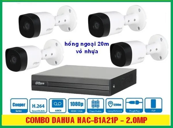 Sản phẩm Combo Dahua HAC B1A21P 1 — Công Ty TNHH Giải Pháp Công Nghệ Nguyễn Toàn — MST 1402159585