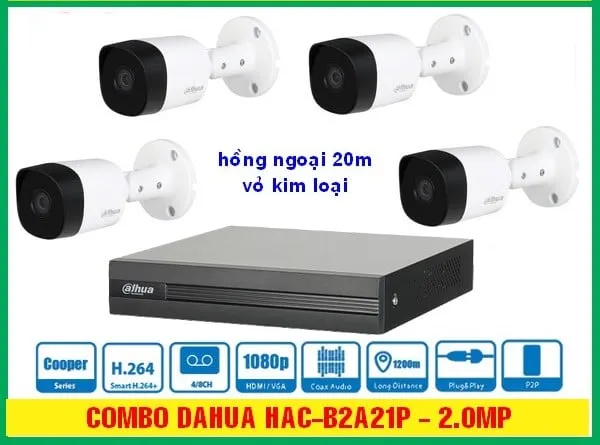 Sản phẩm Combo Dahua HAC B2A21P 1 — Công Ty TNHH Giải Pháp Công Nghệ Nguyễn Toàn — MST 1402159585