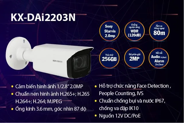 Sản phẩm KX DAi2203N — Công Ty TNHH Giải Pháp Công Nghệ Nguyễn Toàn — MST 1402159585
