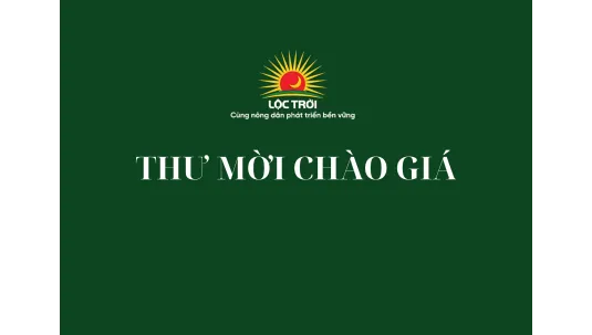 Sản phẩm 310126052215880_THƯ MỜI CHÀO GIÁ — Công Ty Cổ Phần Tập Đoàn Lộc Trời — MST 1600192619