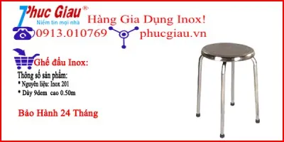 Sản phẩm GheInox fill 400x200 — Công Ty TNHH SX - TM Hải Giàu — MST 1601668611