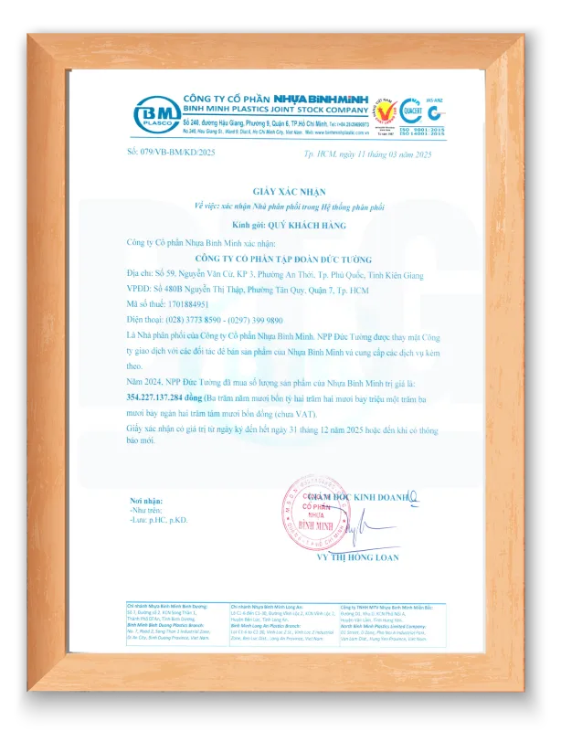 Sản phẩm duc tuong nhua binh minh doanh thu 2024 614x800 — Thiết Bị Điện Đức Tường - Công Ty CP Tập Đoàn Đức Tường — MST 1701884951