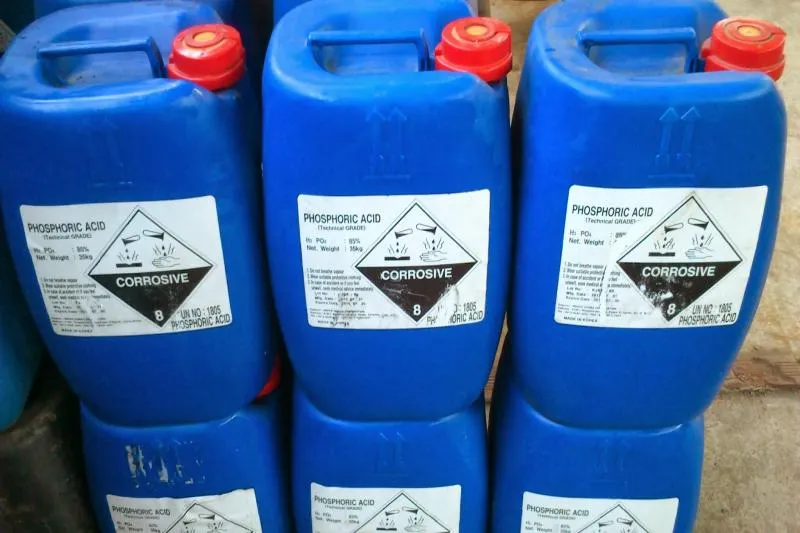 Sản phẩm acid phosphoric   h3po4 10871556020586 — Công Ty TNHH Thành Đạt — MST 1800154642