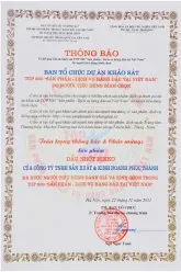 Sản phẩm chung nhan 3 — Công Ty TNHH Sản Xuất Và Kinh Doanh Phúc Thành — MST 1800278535