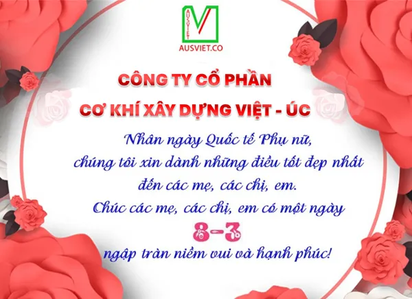 Sản phẩm 8 thang 3 — Công Ty Cổ Phần Cơ Khí Xây Dựng Việt-úc — MST 1800415492