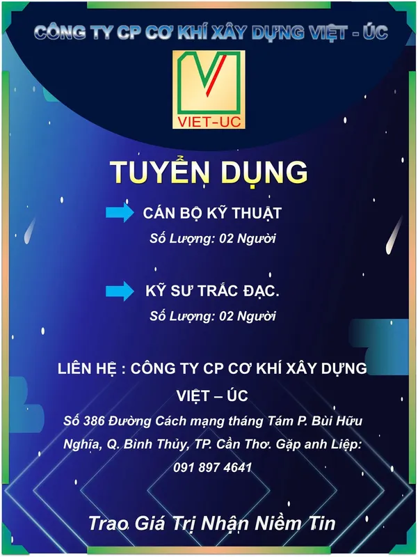 Sản phẩm VUC TUYEN DUNG — Công Ty Cổ Phần Cơ Khí Xây Dựng Việt-úc — MST 1800415492