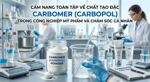 Sản phẩm cam nang toan tap ve chat tao dac carbomer carbopol trong cong nghiep my pham va cham soc ca nhan 661776049368 — Hóa Chất Nam Hà - Công Ty TNHH Nam Hà — MST 1800567865