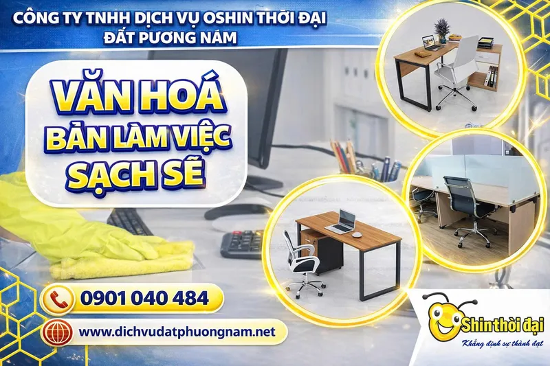Sản phẩm VANHOABANLAMVIEC — Vệ Sinh Công Nghiệp - Công Ty Dịch Vụ Oshin Thời Đại — MST 1800569654