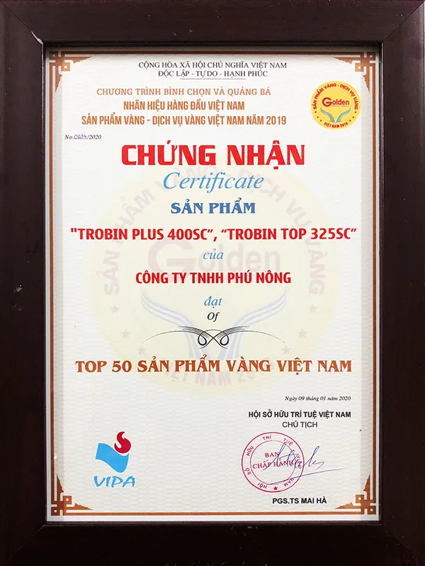Sản phẩm g — Thuốc Bảo Vệ Thực Vật Phú Nông - Công Ty TNHH Phú Nông — MST 1800630041