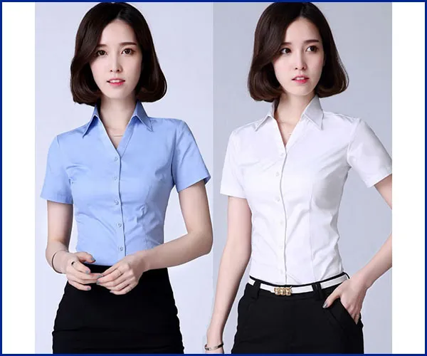 Sản phẩm ao so mi nu ngan tay2 — Bảo Hộ Lao Động ánh Sao - Công Ty TNHH Đầu Tư Sản Xuất Và Thương Mại ánh Sao — MST 1801235453