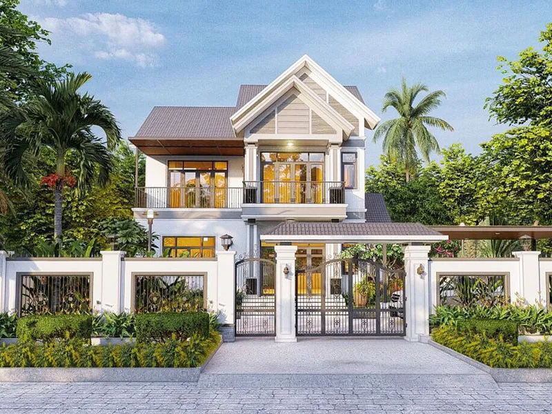 Sản phẩm biet thu 2 tang mai thai can tho chi nguyet 7 — Xây Dựng Chân Phương - Công Ty TNHH XDTM Chân Phương — MST 1801329246