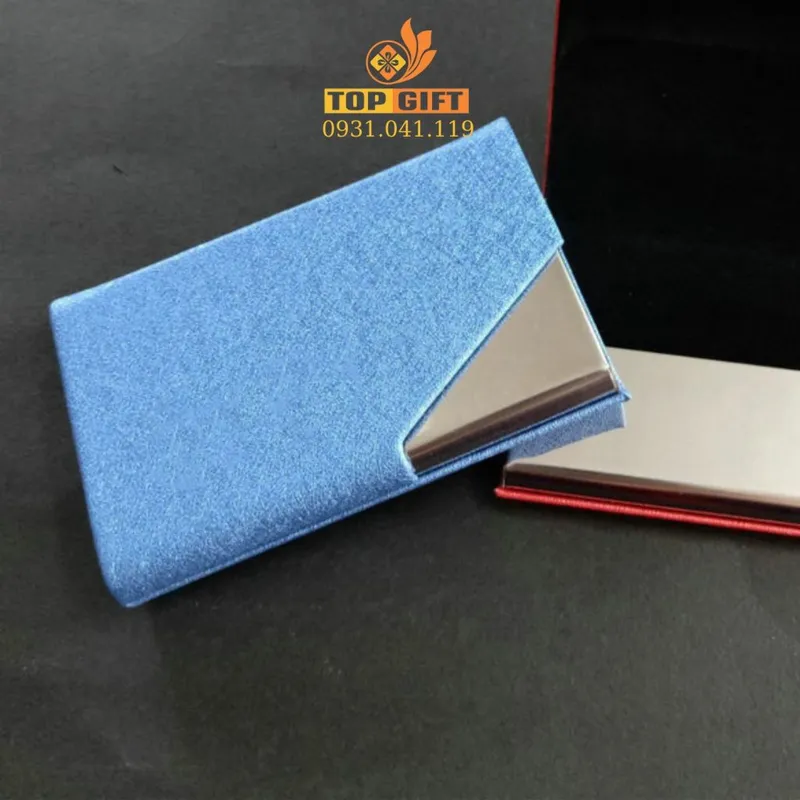 Sản phẩm Hộp đựng namecard danh thiếp da PU màu xanh da NC018 1024x1024 — Công Ty TNHH Quốc Tế ChipLife — MST 1801440237