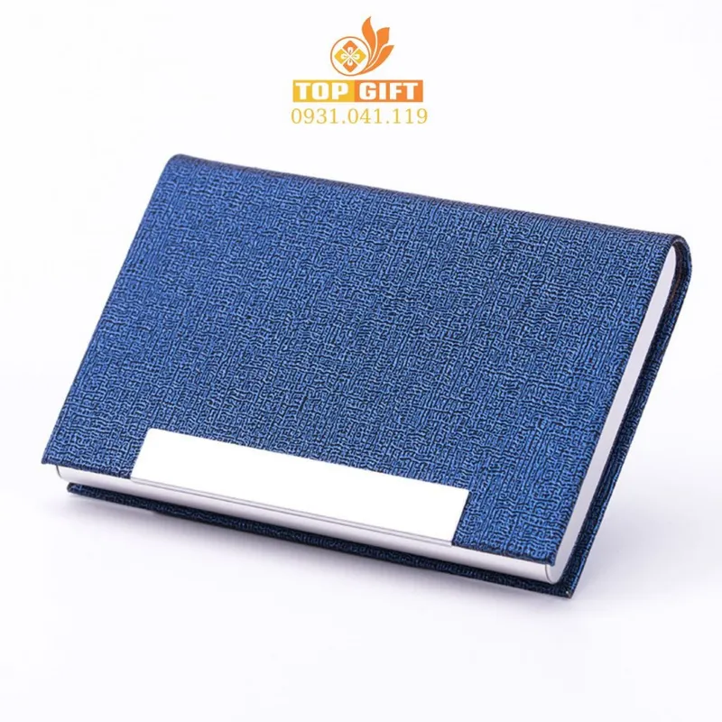 Sản phẩm Hộp đựng namecard danh thiếp da PU màu xanh NC011 1024x1024 — Công Ty TNHH Quốc Tế ChipLife — MST 1801440237