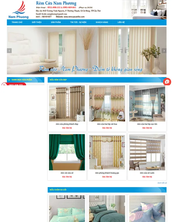 Sản phẩm rèm cửa — Truyền Thông 3s - Công Ty TNHH Truyền Thông Trường Cửu — MST 1801524127