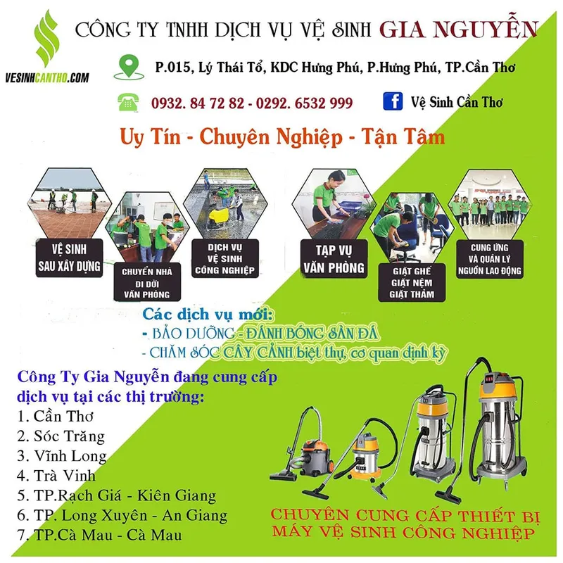 Văn phòng Công Ty TNHH Dịch Vụ Vệ Sinh Gia Nguyễn #? — MST 1801541193