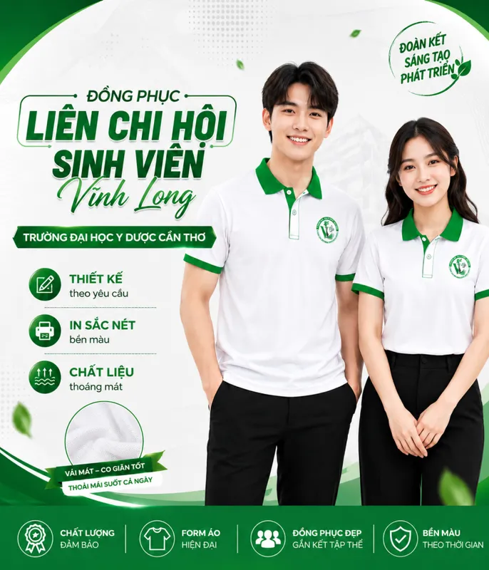 Sản phẩm mau ao dong phuc lien chi hoi sinh vien dep thiet ke theo yeu cau 2026 751781516182 — Đồng Phục ICT - Công Ty TNHH Đồng Phục ICT — MST 1801647947