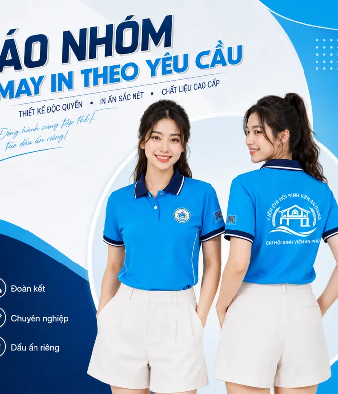 Sản phẩm mau ao nhom dep cho chi hoi sinh vien thiet ke theo yeu cau 86651781250555 — Đồng Phục ICT - Công Ty TNHH Đồng Phục ICT — MST 1801647947