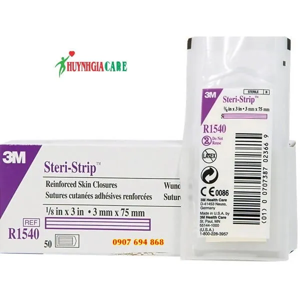 Sản phẩm bang thay chi khau da 3m steri strip — Công Ty TNHH Huỳnh Gia Alpha — MST 1801763703