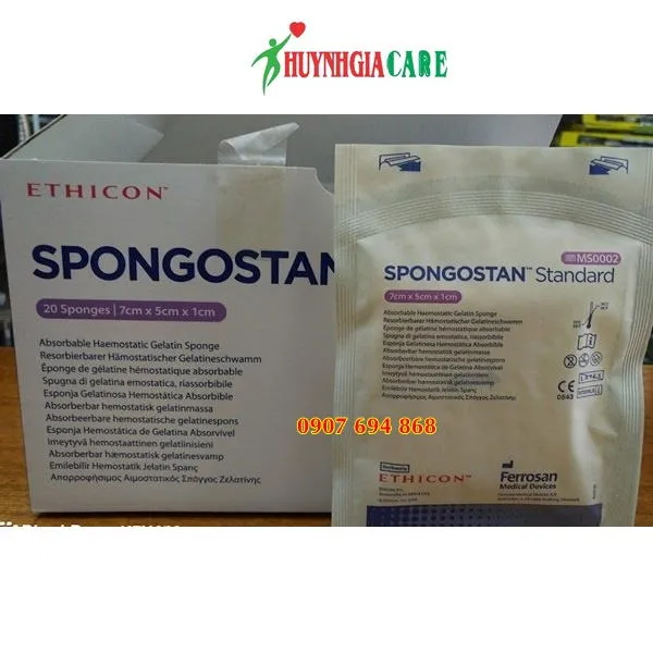 Sản phẩm mieng cam mau phau thuat spongostan — Công Ty TNHH Huỳnh Gia Alpha — MST 1801763703