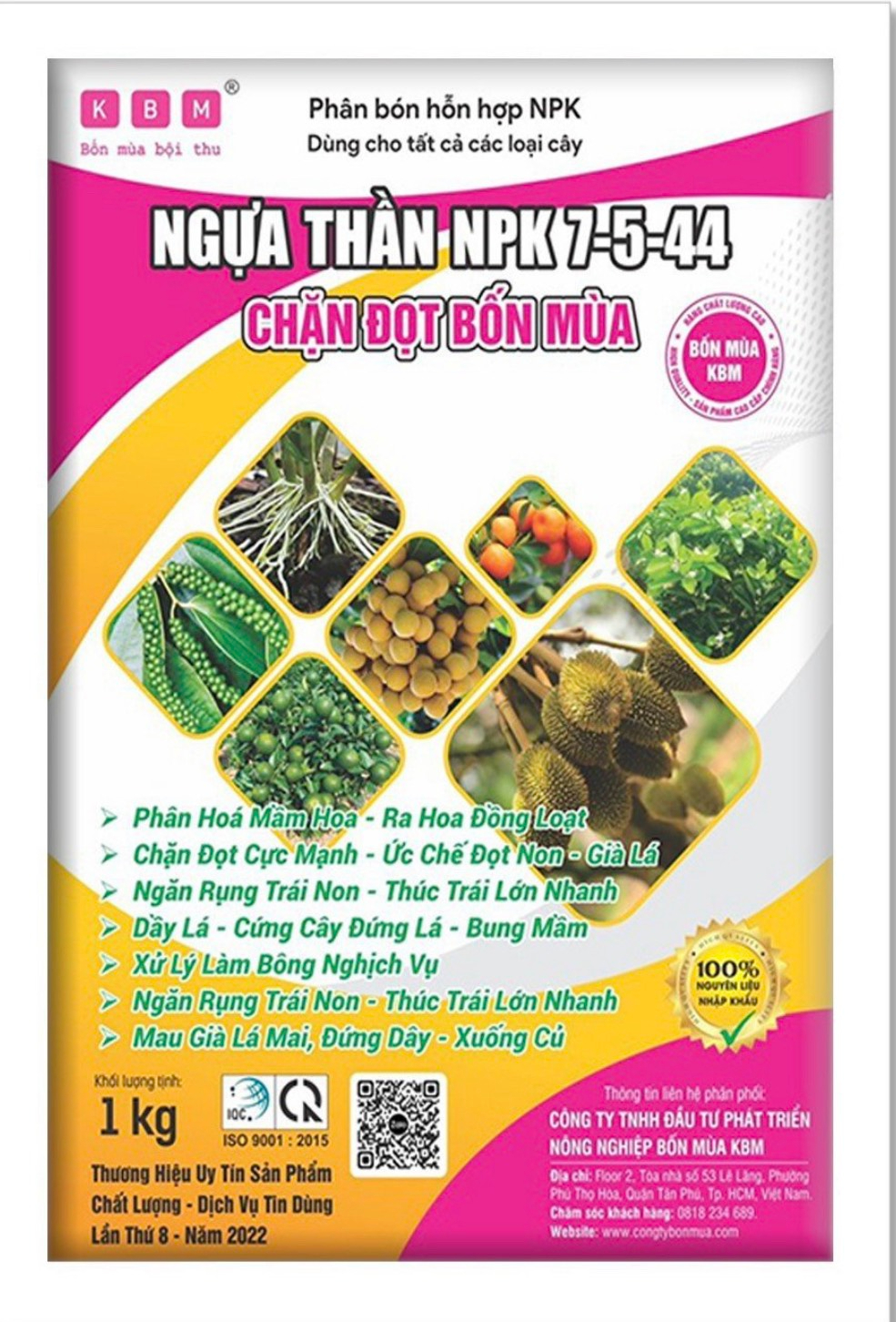 Sản phẩm 17496262337369397.jpg — Thuốc Trừ Sâu, Phân Bón Bốn Mùa - Công Ty TNHH Đầu Tư Phát Triển Nông Nghiệp Bốn
Mùa KBM — MST 1900627187