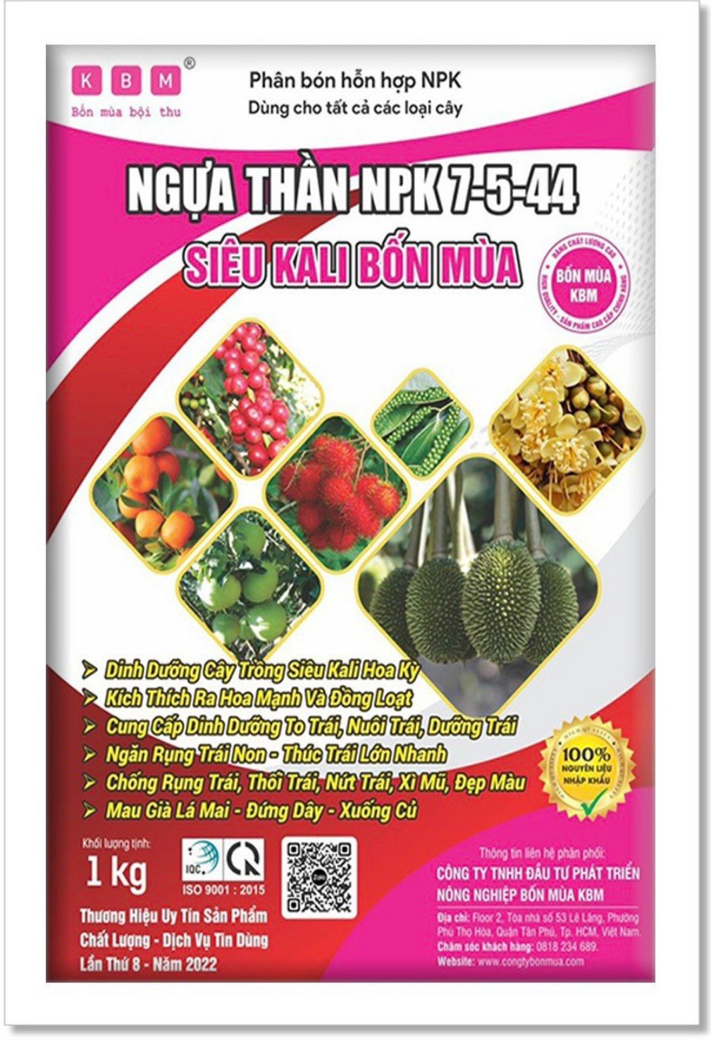 Sản phẩm 17496263029049635.jpg — Thuốc Trừ Sâu, Phân Bón Bốn Mùa - Công Ty TNHH Đầu Tư Phát Triển Nông Nghiệp Bốn
Mùa KBM — MST 1900627187