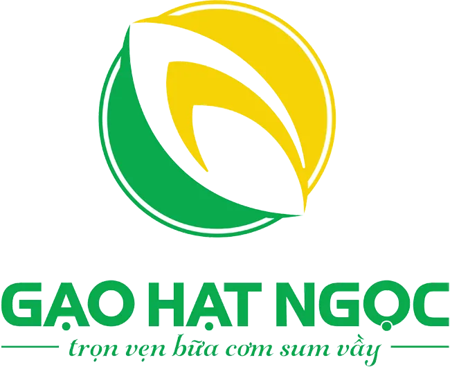 Logo Gạo Hạt Ngọc - Công Ty Trách Nhiệm Hữu Hạn Thương Mại Sản Xuất Gạo Hạt Ngọc
