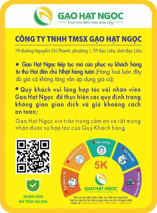 Sản phẩm 250923703_213938630849307_2372396785979422793_n 1 — Gạo Hạt Ngọc - Công Ty Trách Nhiệm Hữu Hạn Thương Mại Sản Xuất Gạo Hạt Ngọc — MST 1900663001