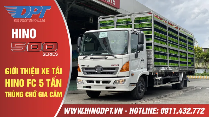 Sản phẩm xe tai thung cho gia cam 01 — Công Ty TNHH Đại Phát Tín — MST 2000761784