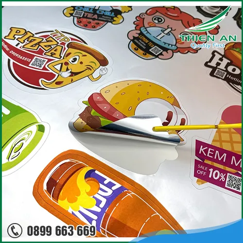 Sản phẩm in an tem nhan decal — Băng Keo Thiên An - Công Ty TNHH Sản Xuất Thương Mại & Dịch Vụ Thiên An — MST 2001297639