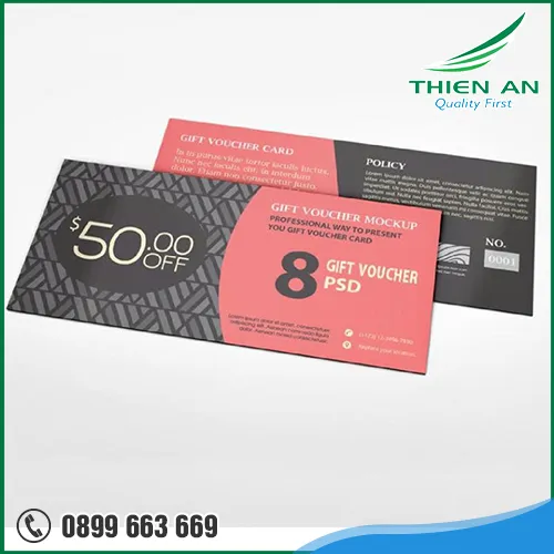 Sản phẩm in an voucher phieu mua hang — Băng Keo Thiên An - Công Ty TNHH Sản Xuất Thương Mại & Dịch Vụ Thiên An — MST 2001297639