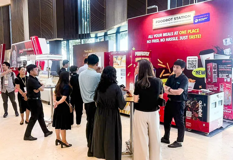 Sản phẩm Foodbot Station INNOEX 2025 6 min 1 — Bao Bì Mỹ Lan - Công Ty Cổ Phần Mỹ Lan — MST 2100601350