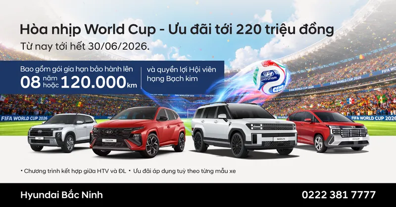 Sản phẩm website — Đại Lý Hyundai Bắc Ninh — MST 2300224798