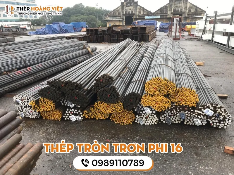 Sản phẩm Thep tron tron phi 16 1 — Thép Hoàng Việt - Công Ty TNHH Thép Hoàng Việt — MST 2300242067