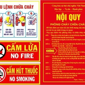 Sản phẩm Bộ nội quy tiêu lệch PCCC liền 300x300 — Công Ty TNHH Quang Hà — MST 2300311419
