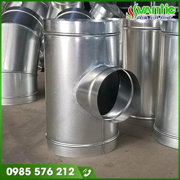 Sản phẩm Te ong gio tron — ống Gió VANTIC - Công Ty TNHH Vantic — MST 2300535345