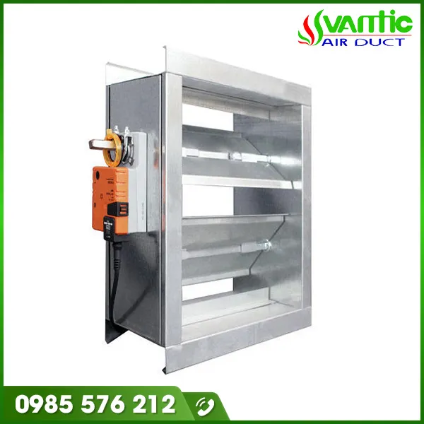 Sản phẩm Van vuong dieu chinh luu luong gio bang dong co — ống Gió VANTIC - Công Ty TNHH Vantic — MST 2300535345