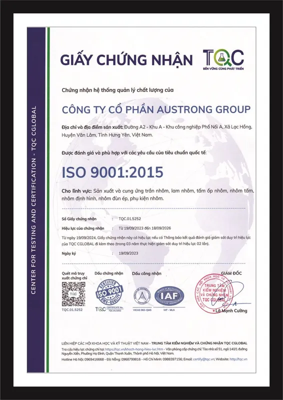 Sản phẩm cn 5 — Austrong - Công Ty TNHH Austrong Việt Nam — MST 2300577137