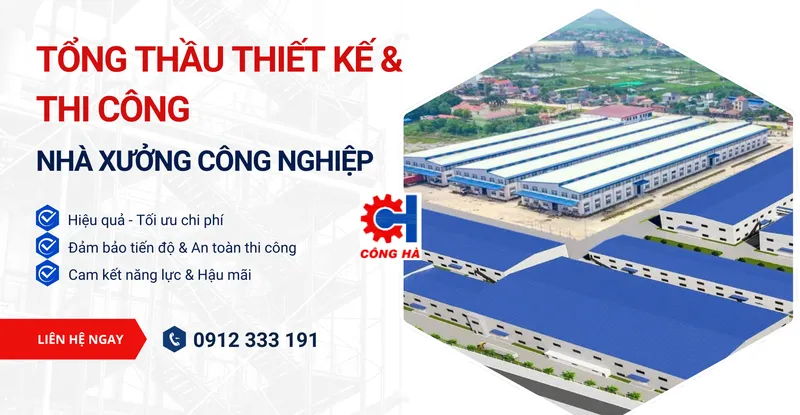 Sản phẩm 2031292832_slidethicongnhaxuong — Công Ty Cổ Phần Tập Đoàn Công Hà — MST 2300632116