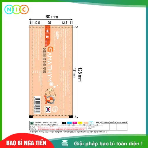 Sản phẩm E2103 1547 Tui Gama Thymo — Bao Bì Nga Tiến - Công Ty TNHH Công Nghiệp Nga Tiến — MST 2300780354