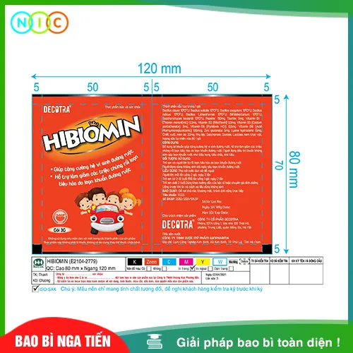 Sản phẩm E2104 2779 HIBIOMIN — Bao Bì Nga Tiến - Công Ty TNHH Công Nghiệp Nga Tiến — MST 2300780354