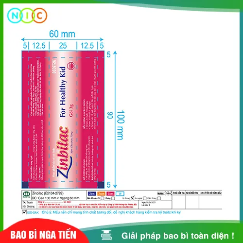 Sản phẩm E2104 2799 Zinbilac — Bao Bì Nga Tiến - Công Ty TNHH Công Nghiệp Nga Tiến — MST 2300780354