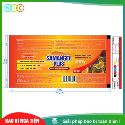 Sản phẩm Samagel Plus — Bao Bì Nga Tiến - Công Ty TNHH Công Nghiệp Nga Tiến — MST 2300780354